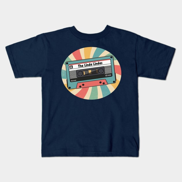 retro the linda lindas Kids T-Shirt by Saha Paloma Ilustra